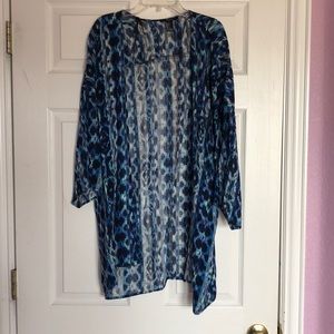 Blue pattern kimono!